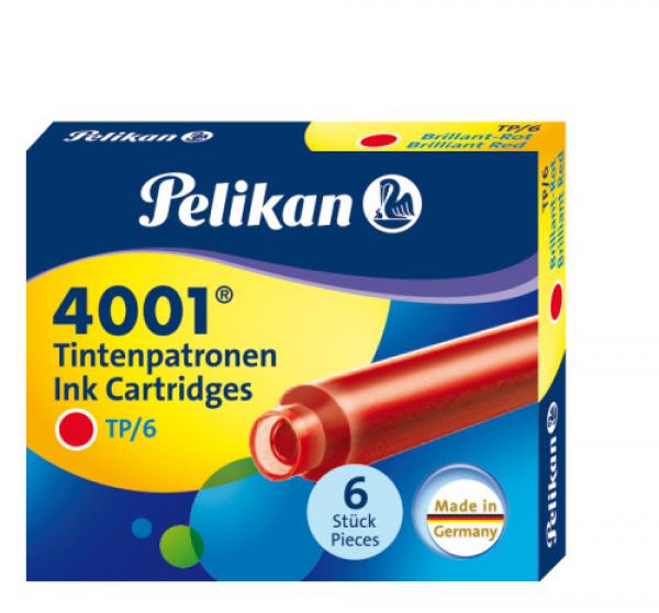 Pelikan Tintenpatronen Tinte 4001® Brilliant-Rot